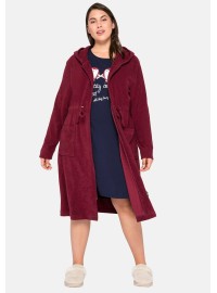 Sheego kilpinis chalatas su gobtuvu