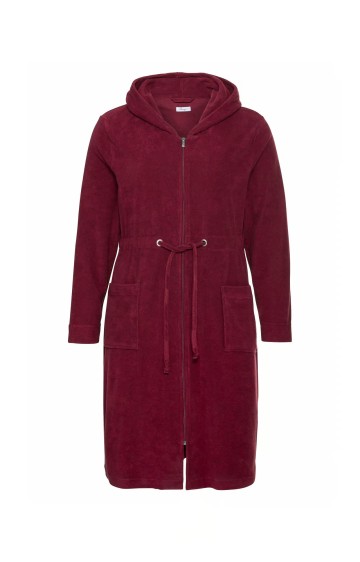 Sheego kilpinis chalatas su gobtuvu