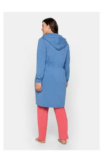 Sheego kilpinis chalatas su gobtuvu