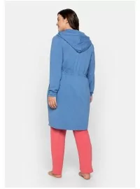 Sheego kilpinis chalatas su gobtuvu