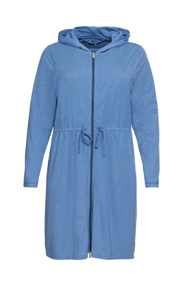 Sheego kilpinis chalatas su gobtuvu