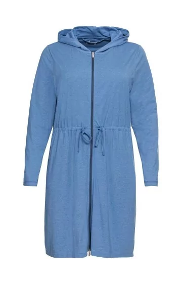 Sheego kilpinis chalatas su gobtuvu