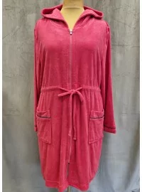 Sheego kilpinis chalatas su gobtuvu