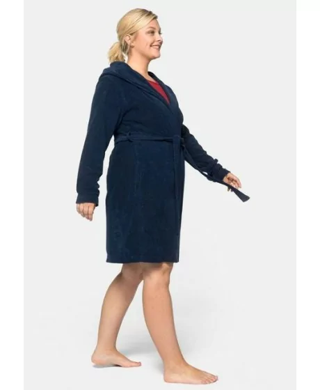 Kilpinis Sheego chalatas su gobtuvu