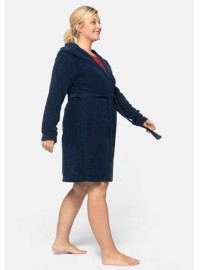 Kilpinis Sheego chalatas su gobtuvu