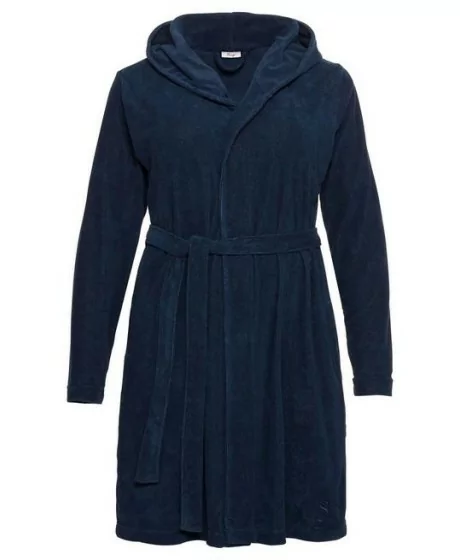 Kilpinis Sheego chalatas su gobtuvu