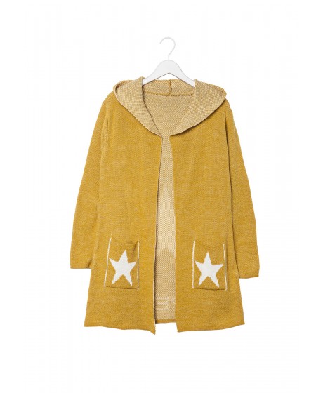 COSMO kardiganas su gobtuvu