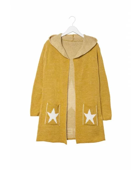 COSMO kardiganas su gobtuvu