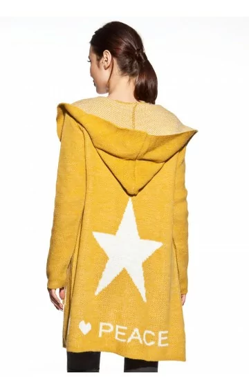 COSMO kardiganas su gobtuvu