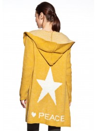 COSMO kardiganas su gobtuvu