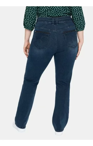 Tiesaus kirpimo Sheego džinsai aukštu juomeniu