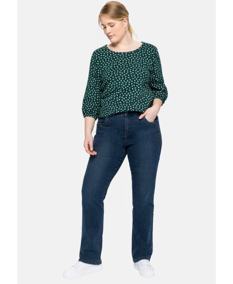 Tiesaus kirpimo Sheego džinsai aukštu juomeniu