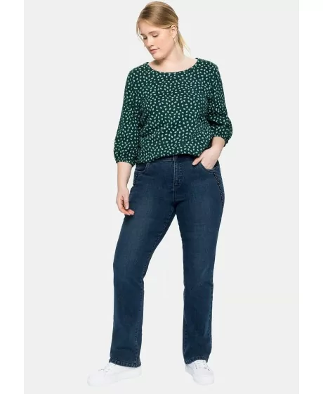 Tiesaus kirpimo Sheego džinsai aukštu juomeniu