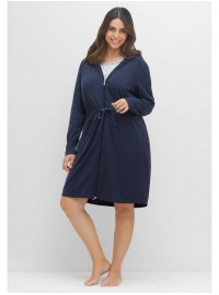 Sheego trikotažo chalatas su gobtuvu