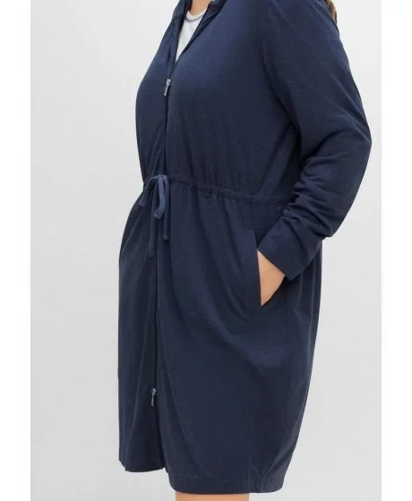 Sheego trikotažo chalatas su gobtuvu