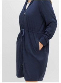 Sheego trikotažo chalatas su gobtuvu