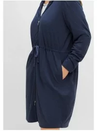 Sheego trikotažo chalatas su gobtuvu