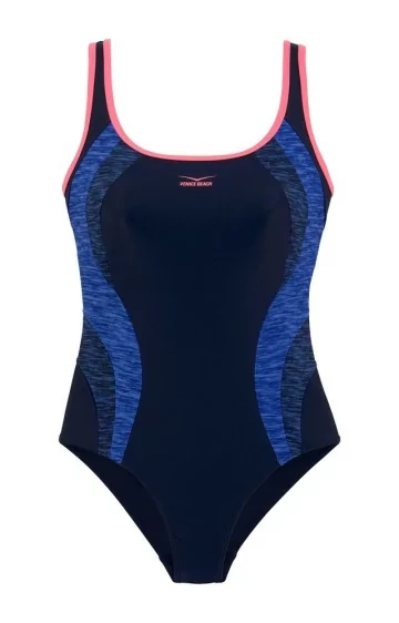 Vientisas VENICE BEACH maudymosi kostiumėlis su formavimo efektu