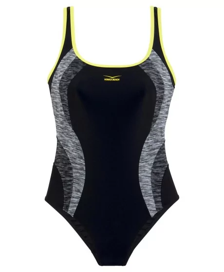 Vientisas VENICE BEACH maudymosi kostiumėlis su formavimo efektu