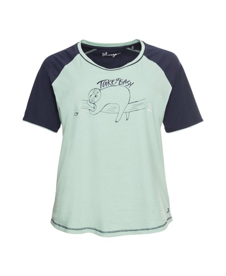 Kontrastingų spalvų Sheego pižama su šortukais