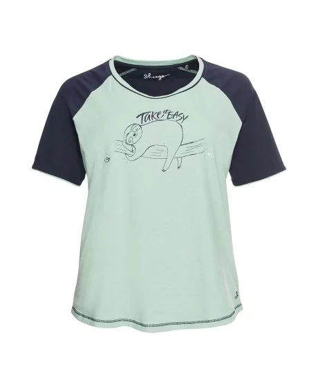 Kontrastingų spalvų Sheego pižama su šortukais