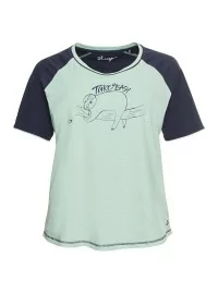 Kontrastingų spalvų Sheego pižama su šortukais