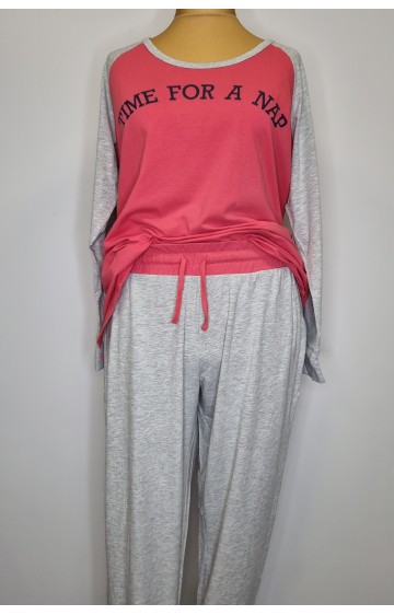 Kontrastingų spalvų Sheego pižama