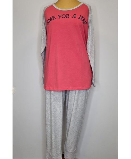 Kontrastingų spalvų Sheego pižama