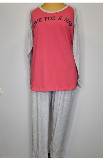 Kontrastingų spalvų Sheego pižama