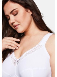 Sheego medvilnės liemenėlė be lankelių