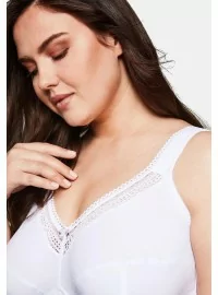 Sheego medvilnės liemenėlė be lankelių