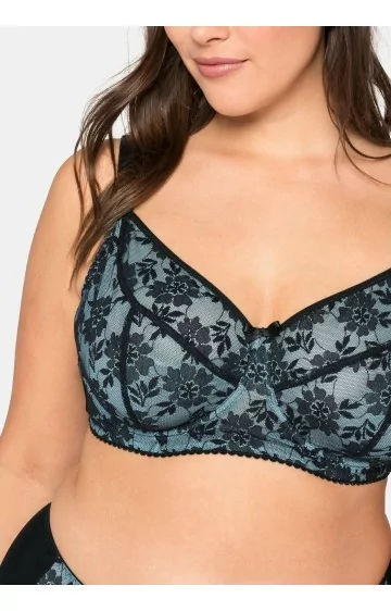 Sheego nėrinių liemenėlė su lankeliais