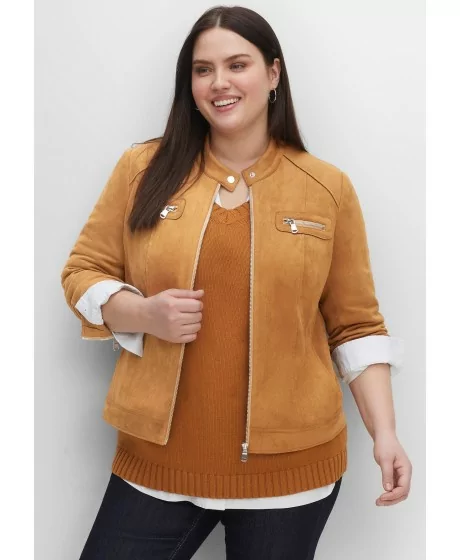 Verstos odos imitacijos Sheego švarkas