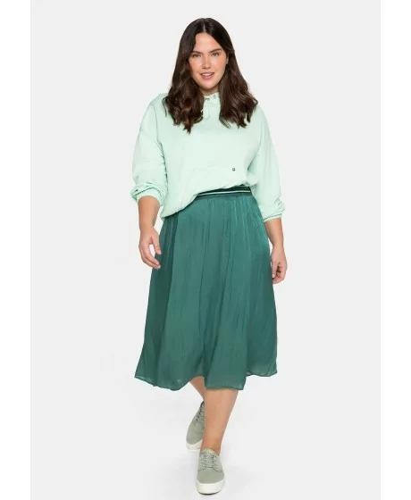 Sheego midi ilgio sijonas elastingu juosmeniu