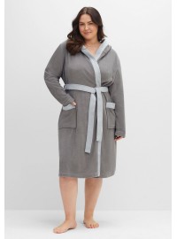 Sheego kilpinis chalatas su gobtuvu