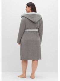 Sheego kilpinis chalatas su gobtuvu