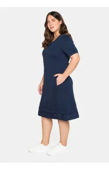 Sheego tvirto trikotažo suknelė