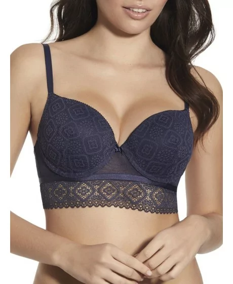 SELENE švelnių nėrinių liemenėlė AMAYA su Push-Up