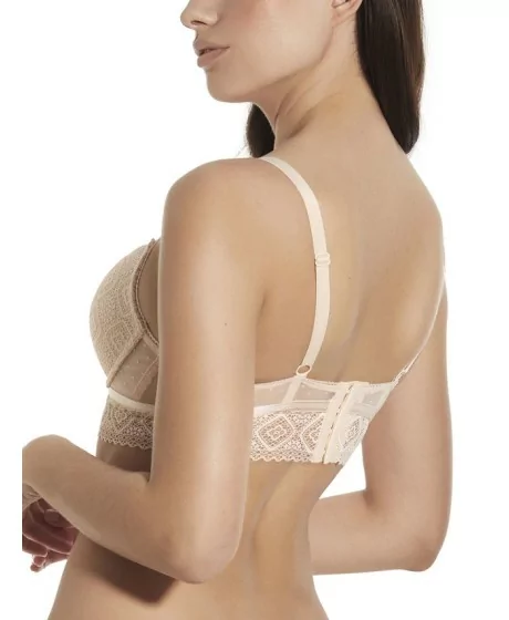 SELENE švelnių nėrinių liemenėlė AMAYA su Push-Up