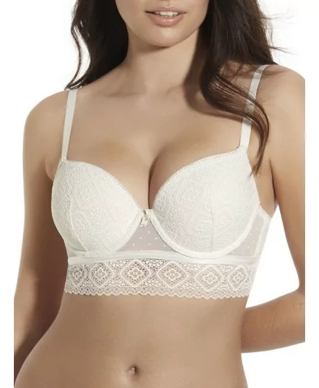 SELENE švelnių nėrinių liemenėlė AMAYA su Push-Up