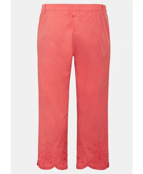 Sheego kapri stiliaus kelnės siuvinėtais galais