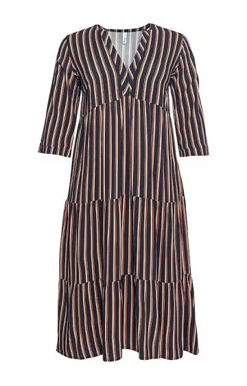 Dryžuota Sheego suknelė