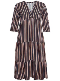 Dryžuota Sheego suknelė