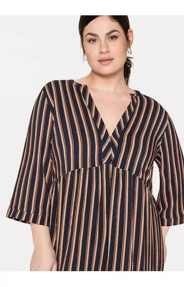 Dryžuota Sheego suknelė