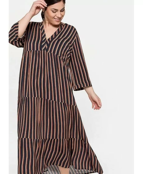 Dryžuota Sheego suknelė