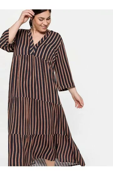 Dryžuota Sheego suknelė