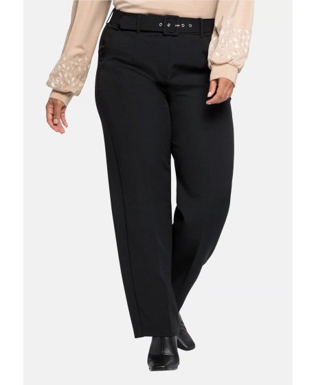 Klasikinės Sheego kelnės su diržu