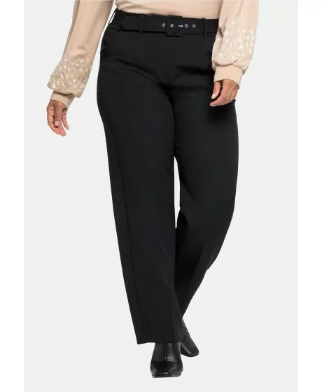 Klasikinės Sheego kelnės su diržu