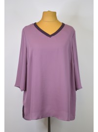 Sheego šifono tunika 3/4 ilgio rankovėmis