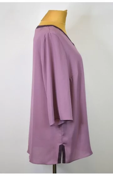 Sheego šifono tunika 3/4 ilgio rankovėmis